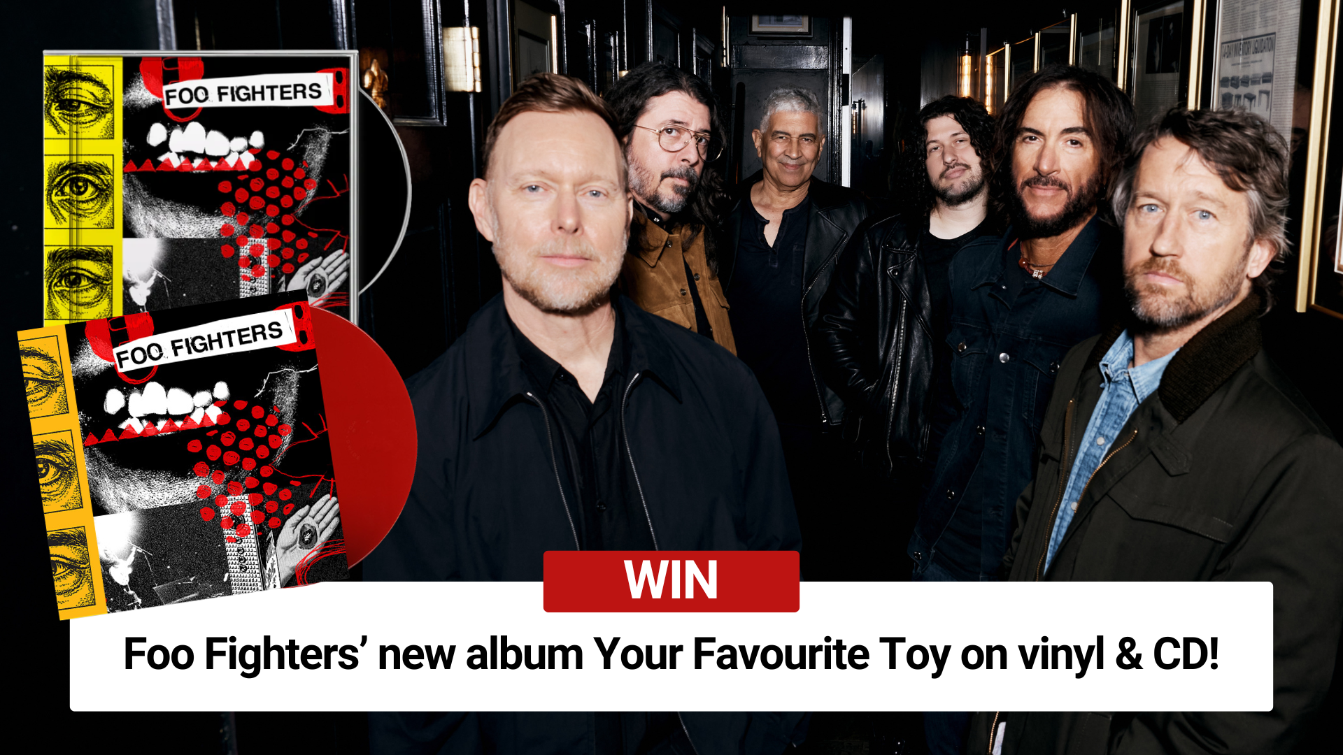 Foo Fighters 2026 GOS Vinyl CD competition